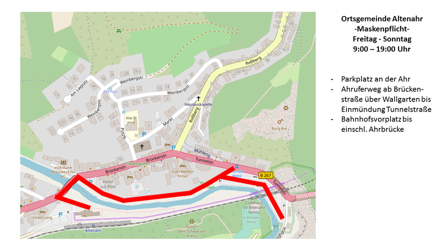 Verbandsgemeinde Altenahr | Maskenpflicht